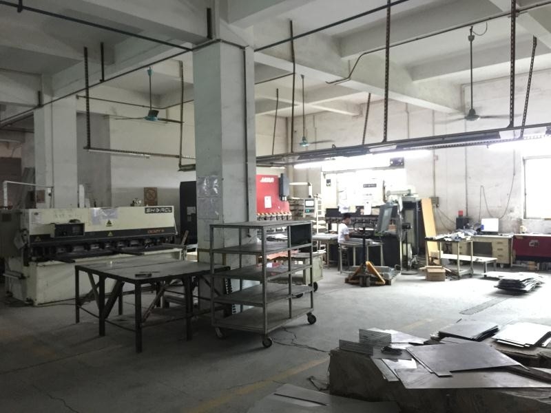 Guangzhou Ansheng Display Shelves Co.,Ltd fabrikant productielijn