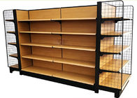 Double Sided Supermarket Display Shelving With LED Light 65Kg Capacity
