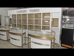 Vergrendelbare juwelierswinkel vitrine met 4000K-6000k led verlichting